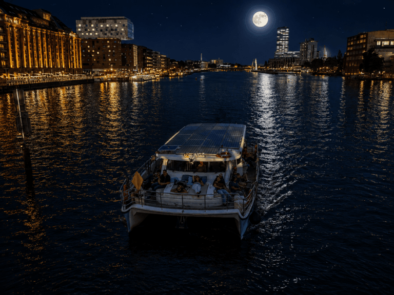 Bootstouren durch Berlin am Abend